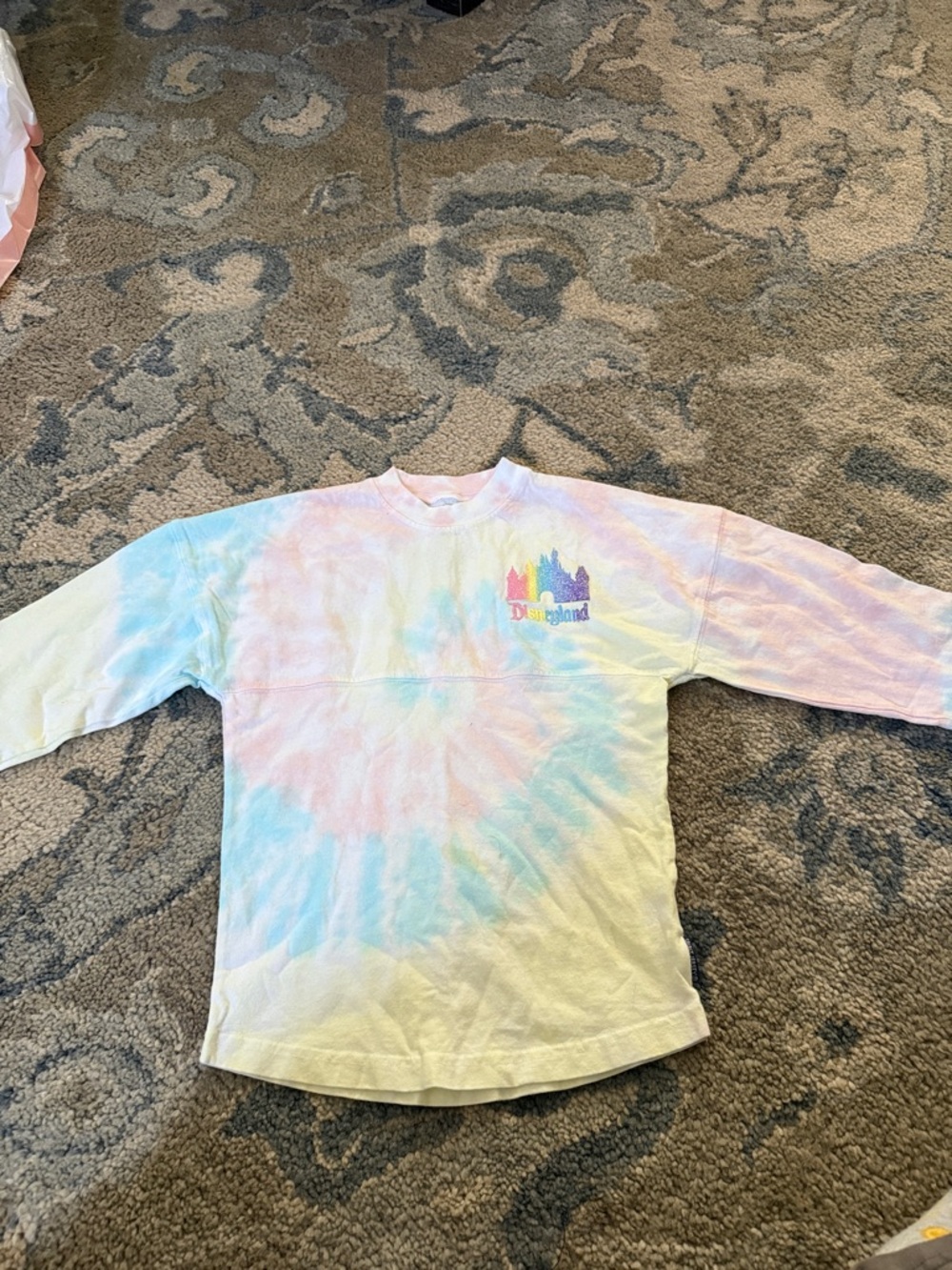 Disney Pastel Tie-Dye Long Sleeve Shirt